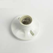 With ceramic E27 screw lamp holder 120MM wide high-power round lamp holder energy-saving lamp holder LED lamp holder