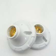 Copper mouth thick bakelite type flat screw lamp holder E27 screw lamp holder lamp holder 110MM wide flat e27 lamp holder