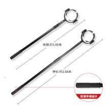 The retractable aluminum alloy anti-riot knife grabbing device. Explosion-proof fork. Hand, foot, thigh and neck preventing accidental injury