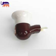 E27 thread with switch round foot plug-in wall type mobile lamp holder E27 screw mouth night light tilting lamp holder