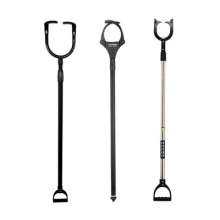Explosion-proof catcher Stainless steel anti-riot foot fork. Steel fork. School outdoor security guard with lock campus capture equipment retractable