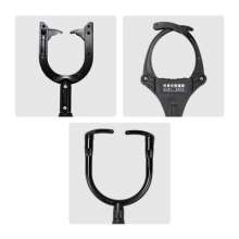 Explosion-proof catcher Stainless steel anti-riot foot fork. Steel fork. School outdoor security guard with lock campus capture equipment retractable