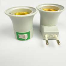 Portable E27 conversion lamp holder plug with lamp holder conversion lamp holder lamp holder plug lamp holder e27 lamp holder
