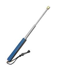 Whip. Telescopic three-section spring self-defense riot stick .Men's exercise equipment escape equipment sponge handle telescopic stick