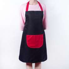 Seiko solid color kitchen hotel restaurant semi-circle pocket custom apron. Apron. Support custom apron