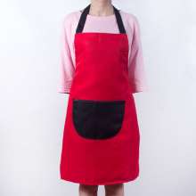 Seiko solid color kitchen hotel restaurant semi-circle pocket custom apron. Apron. Support custom apron