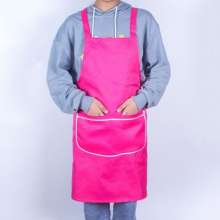 Shoulder apron and uniform cloth can be printed logo. Apron
