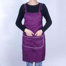 Shoulder apron and uniform cloth can be printed logo. Apron