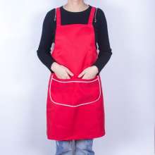 Shoulder apron and uniform cloth can be printed logo. Apron