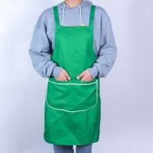 Shoulder apron and uniform cloth can be printed logo. Apron