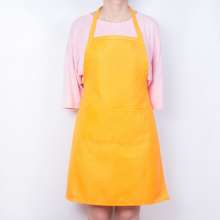 Strap advertising restaurant apron. Hotel customized basic apron with printed logo. Apron