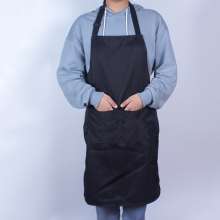 Workwear apron double adjustable buckle halter neck can be printed with logo. Apron