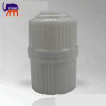 New E27 cylindrical bakelite milky white heat insulation large spiral chandelier lamp holder D-011A five-pointed star plus lamp holder lighting