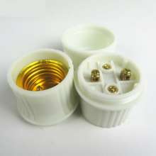 Porcelain white screw lamp holder Suspended pendant lamp with terminal E27 lamp holder Bakelite LED lamp holder Pendant lamp holder