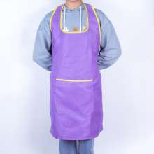 Circle apron can be printed logo polyester pocket. Apron