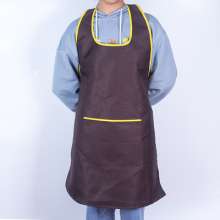 Circle apron can be printed logo polyester pocket. Apron
