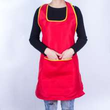 Circle apron can be printed logo polyester pocket. Apron