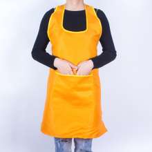 Circle apron can be printed logo polyester pocket. Apron