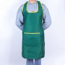 Circle apron can be printed logo polyester pocket. Apron