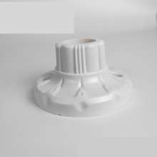 10 cm cylindrical flat lamp holder E27 electric jade powder lamp holder lamp holder copper column wiring screw flat lamp holder lamp holder
