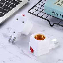Convenient type e27 lamp holder lamp holder screw mouth feeding night light switch lamp holder converter lamp holder