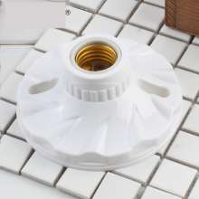 Direct supply round corridor lamp holder Screw socket flame retardant lamp holder Balcony wall lamp holder lamp holder