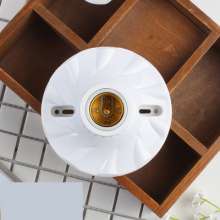 Direct supply round corridor lamp holder Screw socket flame retardant lamp holder Balcony wall lamp holder lamp holder