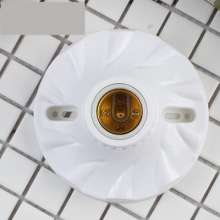 Direct supply round corridor lamp holder Screw socket flame retardant lamp holder Balcony wall lamp holder lamp holder