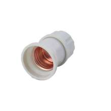 Top column type E27 screw chandelier lamp holder cylindrical suspension lamp holder anti-fall flame retardant indoor and outdoor lamp holder lighting