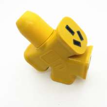 10-hole rubber-coated floor drag strip, double copper piece, copper clip socket, one-piece power socket converter