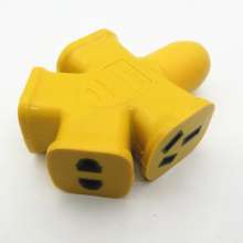 10-hole rubber-coated floor drag strip, double copper piece, copper clip socket, one-piece power socket converter