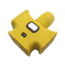 10-hole protective door copper clip ground drag high-power 3000W switch socket construction site power supply ground drag terminal block