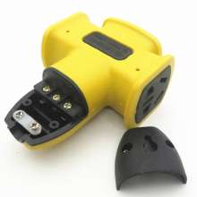 14-hole socket with switch and light