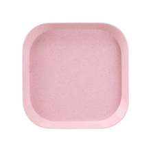 Wheat straw dish set. Household square spit bone dish garbage dish. Promotional gifts for cakes, fruits and saucers. plate