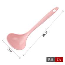 An environmentally friendly spoon with wheat straws. T can be hung-style dining and soup kitchen tableware thickened rice porridge spoon. Spoon