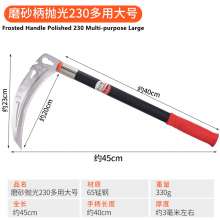 Lijin manganese steel polished sickle fine matte handle non-slip sickle agricultural sickle hatchet lawn mower garden knives