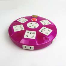 The new national standard 39-hole disc switch socket integrated molding pressure-proof converter hot-selling electrical appliances
