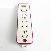 Colorful 14-hole electrical outlet with ground wire industrial engineering high-power 2500W wiring converter