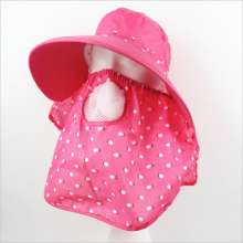 New style shawl hats for spring and summer. Visor. Women's big-edge half-cherry mask sunhat. Outdoor hat. Tea picking cycling hat