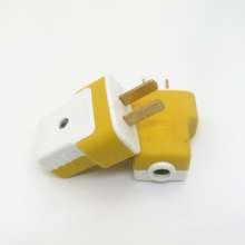 The second generation 1.6 thickness one-piece copper T-shaped two-pole plug pressure-proof power supply two-pole plug plug only fixed plug