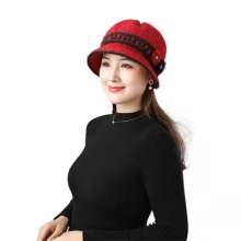 盆式妈妈帽 多色可选加厚保暖女中老年人秋冬时尚帽 帽子