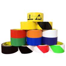 Warning tape yellow 33m waterproof zebra crossing yellow black tape 10cm ground 5s marking 6cm floor tape