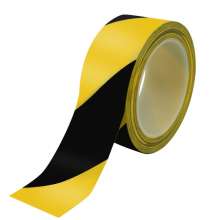 Warning tape yellow 33m waterproof zebra crossing yellow black tape 10cm ground 5s marking 6cm floor tape