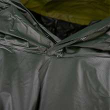 Army Green PVC Rain Poncho Raincoat Fashion Travel Lightweight Walking Transparent Outdoor Thicken Wearable Men and Women Adult Poncho Support Customization