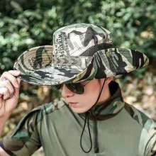 11.5 Sun hat. hat . Men's summer sun hat, big straw hat, fisherman hat. Breathable camouflage hat for construction site fishing with big eaves