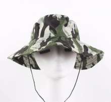 Outdoor camouflage large fisherman hat. Summer camouflage sunshade hat with big eaves. Bonnie hat. hat