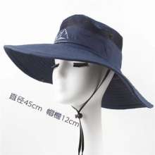 Outdoor climbing sunhat. Fishing fisherman hat. Mirror sun protection round net cap. Publicity caps for leisure scenic spots. hat