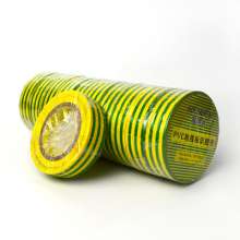Factory direct sales PVC electrical tape grounding wire yellow and green double color electrical tape super sticky insulation electrical tape waterproof