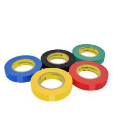 Color PVC insulation tape waterproof tape badminton tennis racket sealing glue thickening 16mm electrical tape