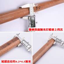 Sophora wood hoe handle. 1.4m long handle hoe handle. Round handle with wooden handle Hardwood hoe handle with red hoe handle